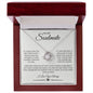 To My Soulmate - If I had one wish - Love Knot Necklace