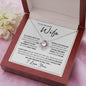 To My Beautiful Wife I Love You | Love Knot Necklace