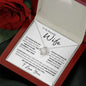 To My Beautiful Wife I Love You | Love Knot Necklace