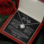 To My Beautiful Wife I Love You | Love Knot Necklace