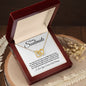 To My Soulmate - I love You Forever - Interlocking Hearts Necklace