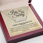 I'm So Sorry - Name Necklace