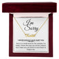 I'm Sorry - I never should have hurt you | Name Necklace