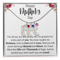 Mother's Day Custom Baby Feet Necklace with birthstone