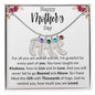 Mother's Day Custom Baby Feet Necklace with birthstone