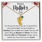 Mother's Day Custom Baby Feet Necklace with birthstone