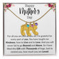Mother's Day Custom Baby Feet Necklace with birthstone