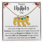 Mother's Day Custom Baby Feet Necklace with birthstone
