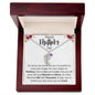 Mother's Day Custom Baby Feet Necklace with birthstone