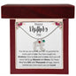 Mother's Day Custom Baby Feet Necklace with birthstone