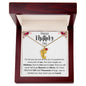Mother's Day Custom Baby Feet Necklace with birthstone