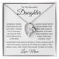 To My Beautiful Daughter | Forever Love Necklace