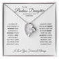 To My Badass Daughter - Never Forget That I Love You - Forever Love Necklace