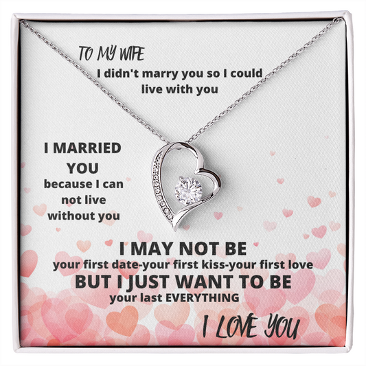 To My Wife - Forever Love Necklace