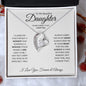 To My Beautiful Daughter - Never Forget That I Love You - Forever Love Necklace