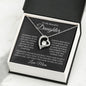 To My Beautiful Daughter - Forever Love Necklace