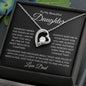 To My Beautiful Daughter - Forever Love Necklace
