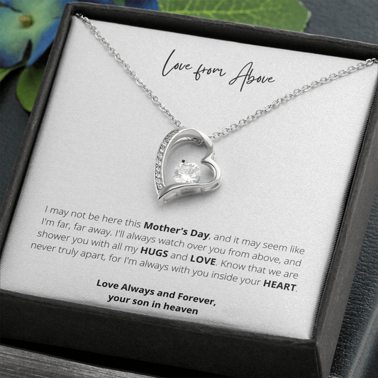 To Mom from Son in Heaven - Forever Love Necklace