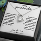 To My Granddaughter From Grandma - Forever Love Necklace