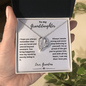 To My Granddaughter From Grandma - Forever Love Necklace