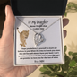 To My Daughter - Never Forget - Forever Love Necklace