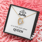 Mom is just above queen - Forever Love Necklace