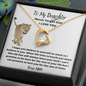 To My Daughter - Never Forget - Forever Love Necklace