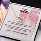 Thank You Mom - Interlocked Hearts Necklace