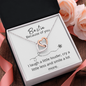 Bestie Because Of You - Interlocked Hearts Necklace