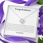 Congratulations - Love Knot Necklace