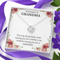 Promoted to grandma - Love Knot necklace