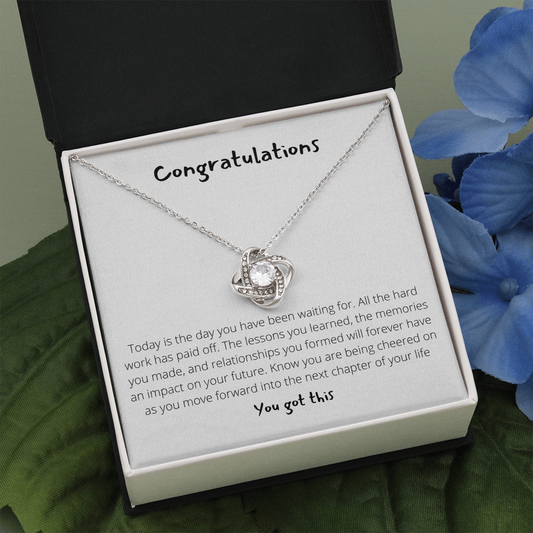 Congratulations - Love Knot Necklace