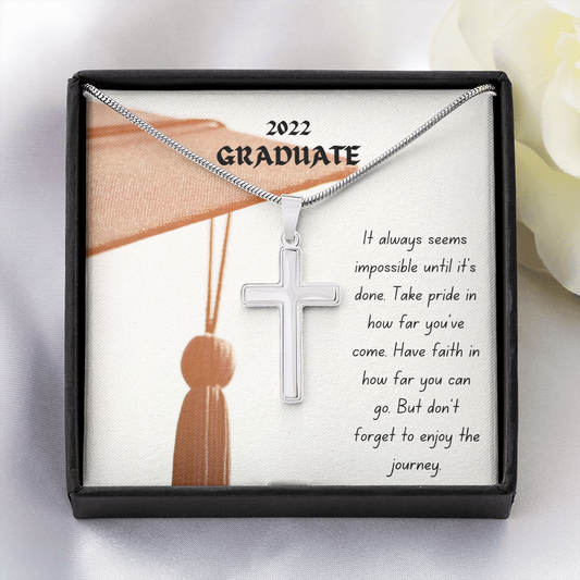 2022 Graduate - Cross Necklace