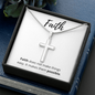 Faith Makes Things Possible - Cross Necklace