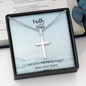 Faith Over Fear - Cross Necklace