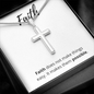 Faith Makes Things Possible - Cross Necklace