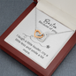 Bestie Because Of You - Interlocked Hearts Necklace