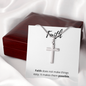 Faith Makes Things Possible - Cross Necklace