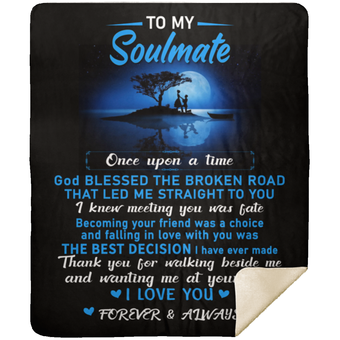 Soulmate | Once Upon A Time - Sherpa Blanket 50x60