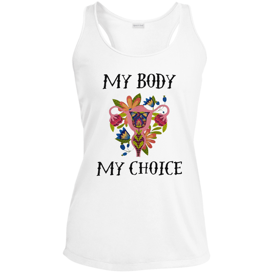 My Body My Choice1 Ladies Tank Top T-Shirt