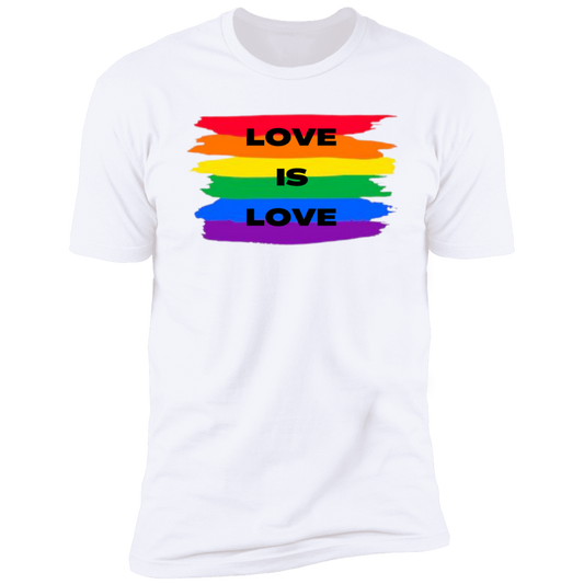 LOVE IS LOVE White Unisex T-Shirt