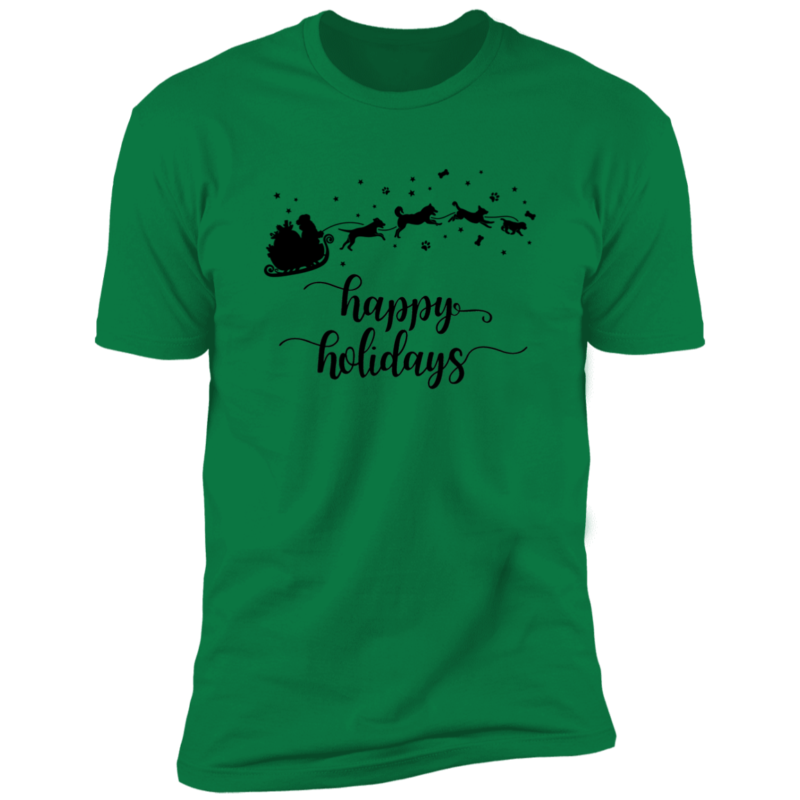 Christmas Dog Sleigh - Unisex T-Shirt