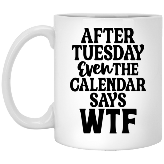 WTF -  White Mug