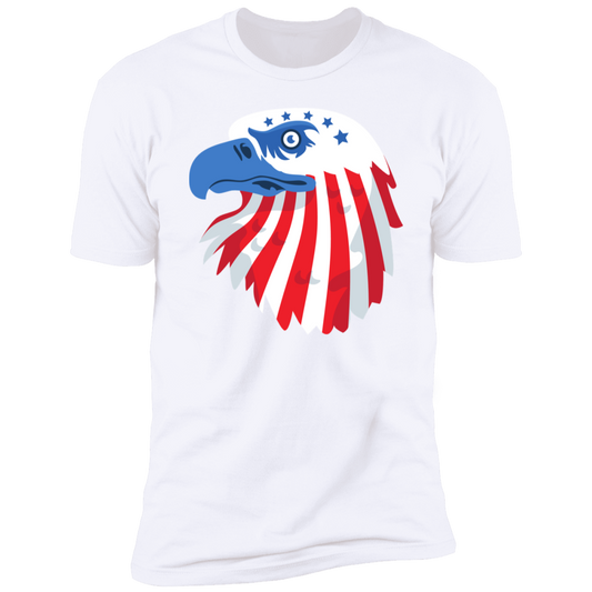 PATRIOTIC EAGLE White Unisex T-Shirt