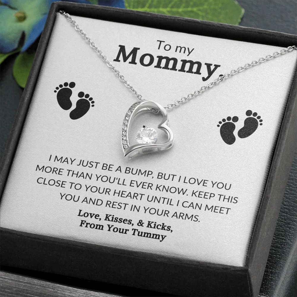 To My Mommy/From Tummy - Forever Love Necklace
