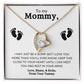 To My Mommy/From Tummy - Forever Love Necklace