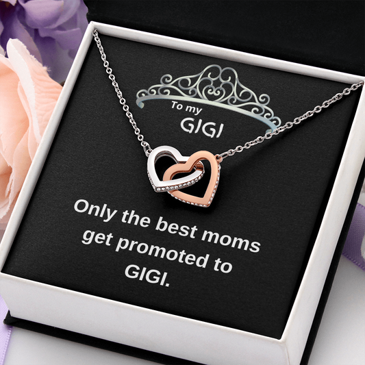 To my Gigi - Interlocked Hearts Necklace