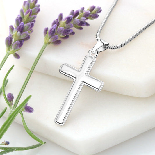 Faith Over Fear - Cross Necklace